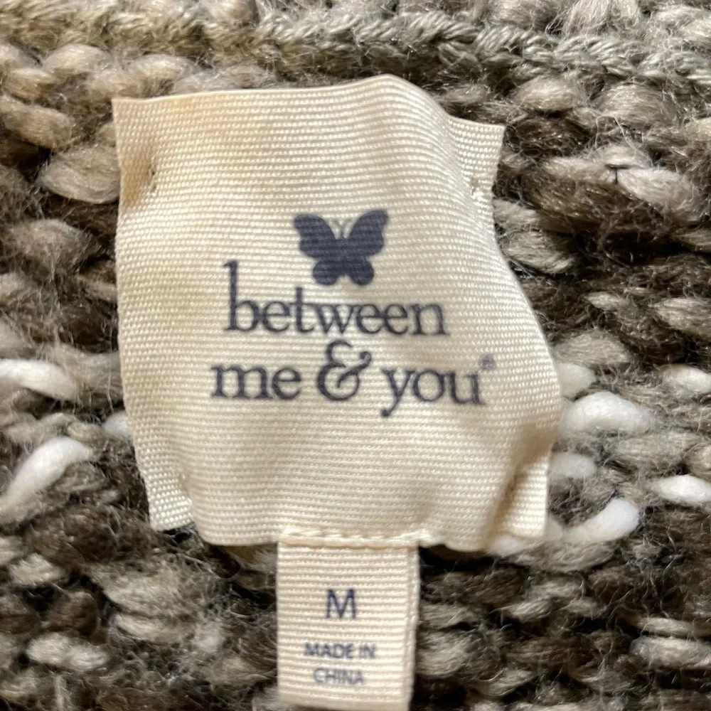 Between Me & You Open Front Short Sleeve Cardigan-M